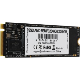 Твердотельный накопитель AMD PCIe 3.0 x4 2TB R3MP32048G8 Radeon M.2 2280