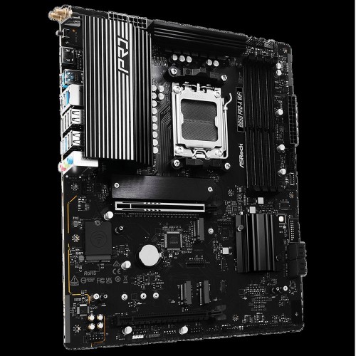 Материнская плата Asrock B850 PRO-A WIFI для Socket AM5 - 4xDDR5, 2.5G LAN, RAID и HDMI