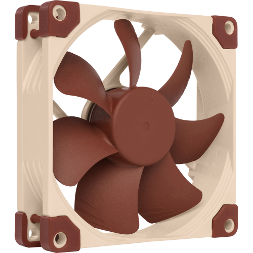 Кулер для корпуса/ Case Cooler Noctua NF-A9 PWM (92x92x25mm, 4-pin PWM, 46.44CFM, 22.8dBA, 2000RPM, Beige/Brown)