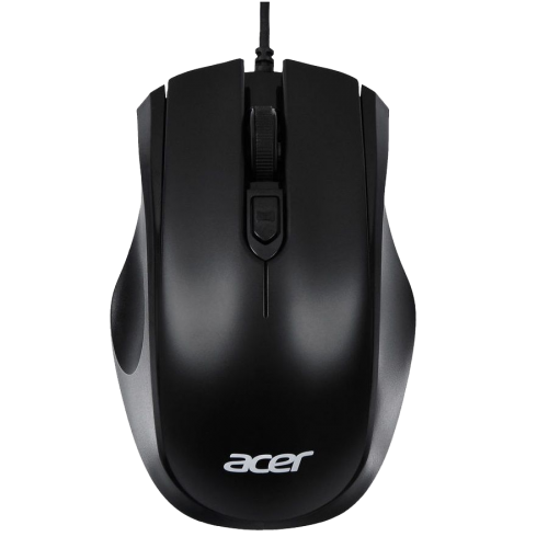 Мышь компьютерная/ Проводная мышь Acer OMW020 оптическая (1600dpi) USB (3but) black Acer
