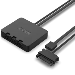 Кулер для корпуса ПК/ Case Cooler NZXT F120 RGB Core Triple Pack (120x120x25mm, 4-pin PWM, RGB, 78.86CFM, 33.88dBA, 1800RPM, Black, 3pcs)