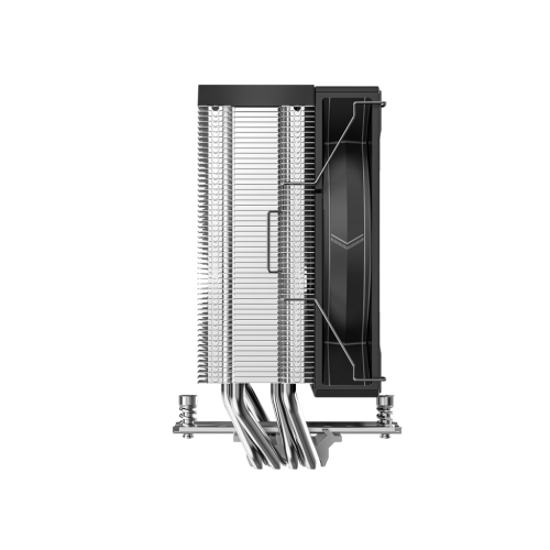 Кулер для процессора/ CPU Cooler SAMA A40P (240W, 4-pin PWM, 152mm, 4x6mm, 1x120mm, 75.2CFM, 29dBA, 2200RPM, S: 1851/1700/1200/115X, AM5/AM4, black/silver) SAMA