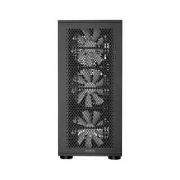 Корпус без блока питания/ Case PCCooler ME200 MESH BK, Midi-Tower, TG, Mesh, 3x120mm ARGB, 1xUSB-A 3.0 + 2xUSB-A 2.0, E-ATX, ATX, mATX, mITX Black