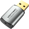 Внешняя звуковая карта Vention USB в сером цвете - высокое качество звука для вашего устройства