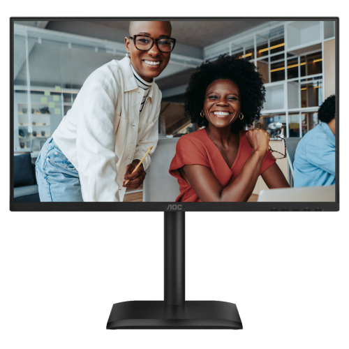 AOC 24E4U 23.8" 1920x1080, IPS, 200Hz, 80M:1, 300cd, 4 ms, HDMI 1.4, DisplayPort 1.2, 4*USB, Speakers, Height adj 150, pivot, VESA 100, 3Y, Black