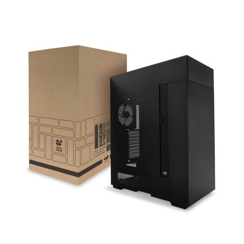 Корпус без блока питания/ Case InWin Modfree Deluxe, Full-Tower, TG, 4x140mm ARGB, 2xUSB-A 3.0 + 1xUSB-C 3.2, E-ATX, ATX, mATX, mITX Black In-Win