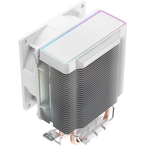 Кулер для процессора Ocypus Gamma A20 WH ARGB: Эффективное охлаждение 110W для AM4/AM5 с яркой подсветкой