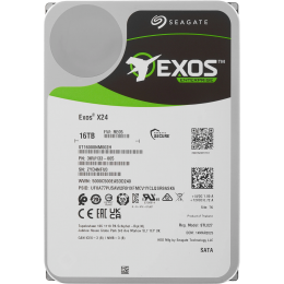 Жесткий диск/ HDD Seagate SATA 16Tb Exos X24 6Gb/s 7200 512Mb 1 year warranty