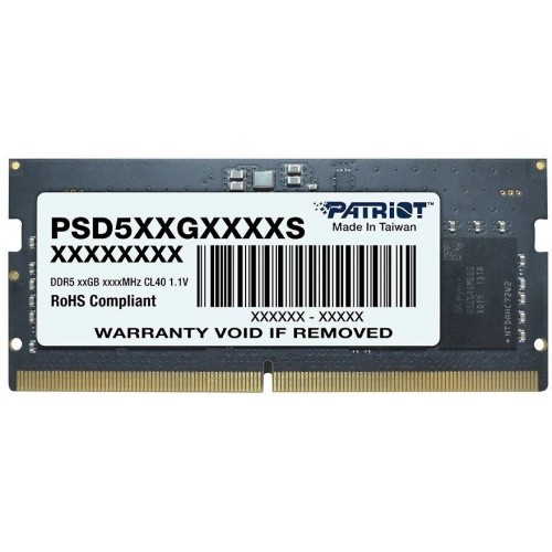 Модуль памяти PATRIOT DIMM DDR5-5600 8GB для ноутбуков - Высокая производительность и надежность