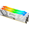 Купить оперативную память Kingston 64GB DDR5 6400MT/s CL32 (2x32GB) FURY Renegade RGB White XMP для максимальной производительности вашего ПК