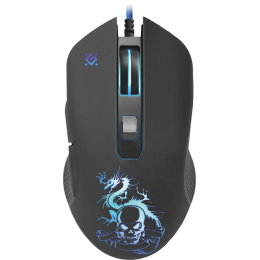 Defender Проводная игровая мышь Sky Dragon GM-090L оптика,6кнопок,800-3200dpi