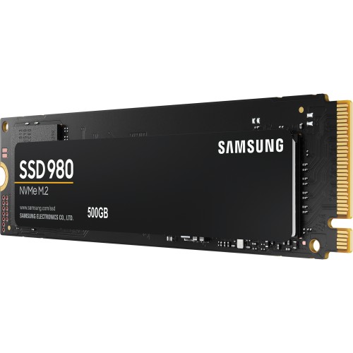 Твердотельные накопители/ Samsung SSD 980, 500GB, M.2(22x80mm), NVMe 1.4, PCIe 3.0 x4, 3-bit MLC, R/W 3100/2600MB/s, IOPs 400 000/470 000, TBW 300, DWPD 0.33 (12 мес.) Samsung Electronics