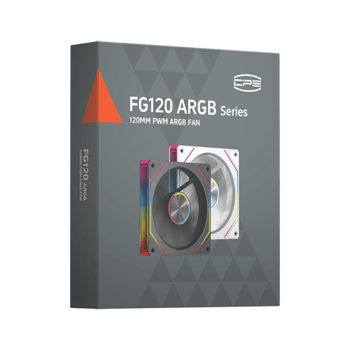 Вентилятор для корпуса PC Cooler FG120R Reverse ARGB 120мм черный - 4-pin, 28.4дБ, идеальный выбор для охлаждения