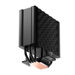 Кулер для процессора/ CPU Cooler PCCooler RZ400 V2 BK (230W, 4-pin PWM, 155mm, Al/Cu, 4x6mm, 1x120mm, 86.73CFM, 32dBA, 2200RPM, S: 1851/1700/1200/115X, AM5/AM4, black)