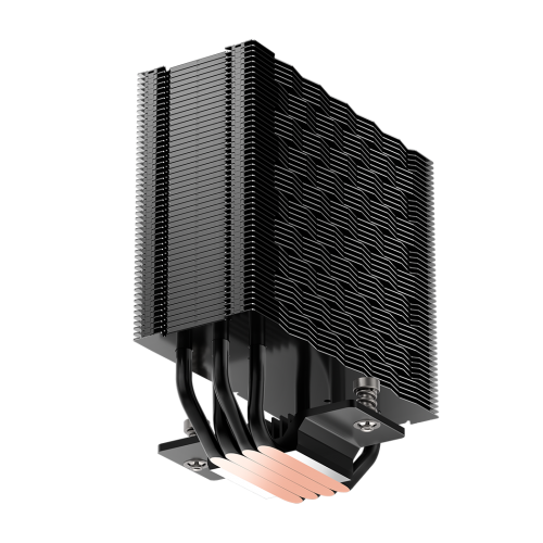 Кулер для процессора/ CPU Cooler PCCooler RZ400 V2 BK (230W, 4-pin PWM, 155mm, Al/Cu, 4x6mm, 1x120mm, 86.73CFM, 32dBA, 2200RPM, S: 1851/1700/1200/115X, AM5/AM4, black) PcCooler