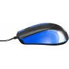 Мышь Оклик 225M черный/синий оптическая 1200dpi USB 3but (288233)