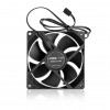 Case Cooler Foxline FL-F90 - 90mm Черный Вентилятор с 3pin Подключением для Эффективного Охлаждения Корпуса