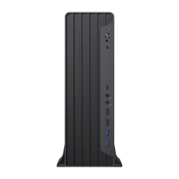 Корпус с блоком питания 400Вт./ Case Foxline mATX Desktop 400W FL-418 mATX case, black, w/PSU SFX 400W, w/2xUSB3.0+2xUSB2.0+1xType-C (USB2.0)