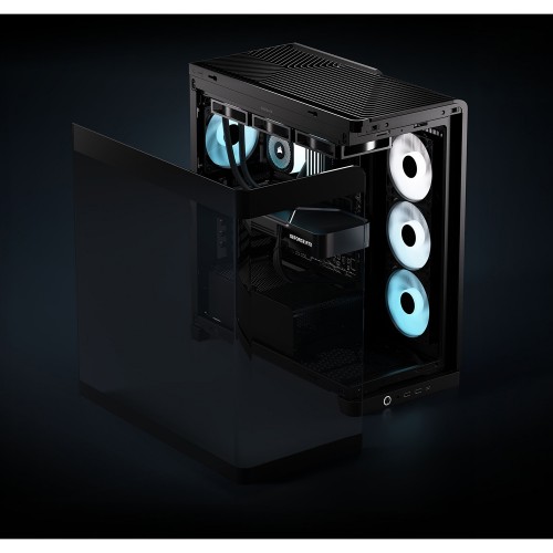 Корпус Corsair Frame 4500X RS-R ARGB: Midi-Tower с 3 ARGB вентиляторами, поддержка E-ATX, ATX, mATX, mITX