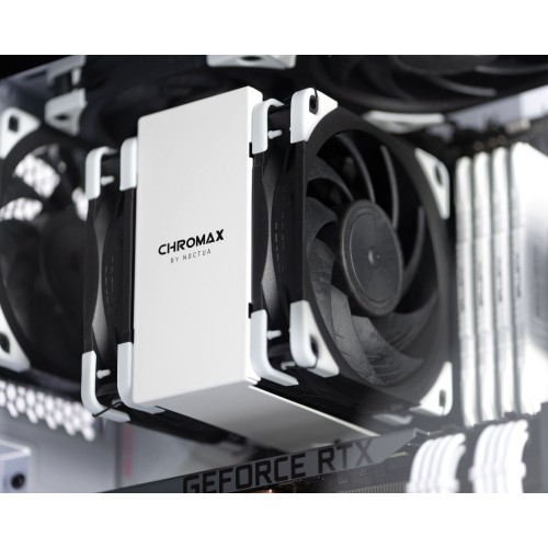 Кулер для корпуса/ Case Cooler Noctua NF-A12x25 PWM chromax.black.swap (120x120x25mm, 4-pin PWM, 60.09CFM, 22.6dBA, 2000RPM, Black)