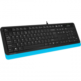 Клавиатура + мышь A4Tech Fstyler F1010 клав:черный/синий мышь:черный/синий USB Multimedia (F1010 BLUE)