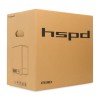 Корпус без блока питания/ Case HSPD M310, Mesh Mini-tower, White, TG, 0.4 SPCC, 3x120mm ARGB (Orbis F1) mATX, mITX 180/280/160mm 1x2.5", 1x3.5", 4xPCI 2xUSB-A 3.0 452x277x418mm HSPD