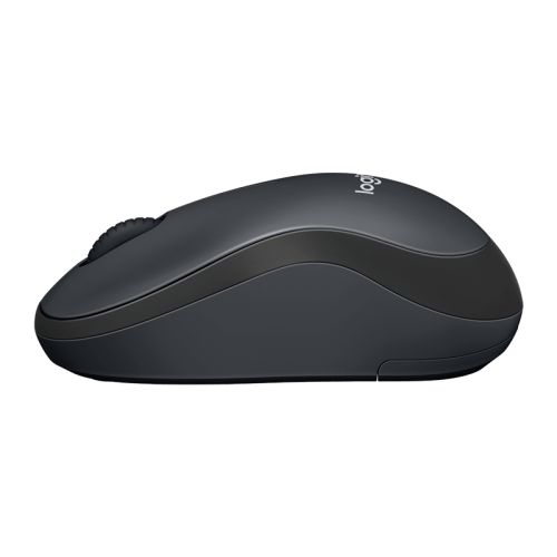 Мышь Logitech Silent M220 темно-серый/черный оптическая 1000dpi silent беспров. USB 2but (910-004895)
