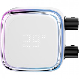 Система жидкостного охлаждения/ Water Cooling System Ocypus Iota L24 WH (280W, 240mm, LED temp, White, ARGB Pump, Fans: 2x120mm, 77CFM, 2000RPM/ Pump height 65mm, 27dBA, 3100RPM, Rad thickness 27mm/ S: 1851, 1700, 1200, 115X, AM5, AM4)