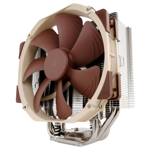 Кулер для процессора/ CPU Cooler Noctua NH-U14S (162W, 4-pin PWM, 165mm, Al/Cu, 6x6mm, 1x140x140x25mm, 82.52CFM, 24.6dBA, 1500RPM, S: 1851/1700/1200/115X/2011/2066, AM5/AM4, Beige/Brown)