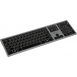 Клавиатура Оклик 890S серый USB беспроводная slim (1196549)