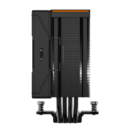 Кулер для процессора/ CPU Cooler PCCooler RZ400 V2 BK (230W, 4-pin PWM, 155mm, Al/Cu, 4x6mm, 1x120mm, 86.73CFM, 32dBA, 2200RPM, S: 1851/1700/1200/115X, AM5/AM4, black)