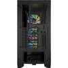 Корпус без блока питания/ Case Corsair iCUE 4000X RGB, Midi-Tower, TG, 3x120mm RGB, 1xUSB-A 3.2, 1xUSB 3.2 Type-C, E-ATX, ATX, mATX, mITX Black Corsair