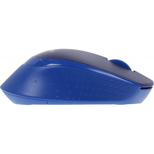 Мышь Logitech M330 Silent Plus синий оптическая 1000dpi silent беспров. USB 2but (910-004925)