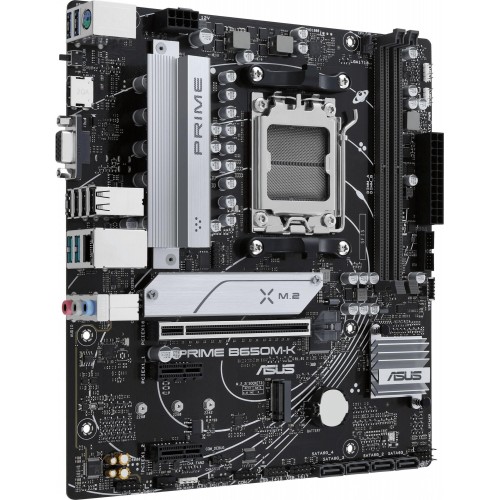Материнская плата Asus PRIME B650M-K AM5: 2xDDR5, 8ch Audio, 2.5G LAN, mATX для мощных сборок