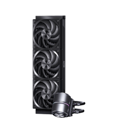 Система охлаждения/ Water Cooling System PCCooler DE360 Pro BK (300W, 360mm, Black, ARGB Pump, Fans: 3x120mm, 86.73CFM, 32dBA, 2200RPM/ Pump height 57mm, 28dBA, 3200RPM, Rad thickness 27mm/ S: 1851, 1700, 1200, 115X, AM5, AM4, AM3)