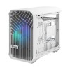 Корпус ПК без блока питания/ Case Fractal Design Torrent Nano RGB TG Clear Tint, Mini-Tower, 1x180mm RGB, 2xUSB-A 3.2 + 1xUSB 3.2 Type-C mITX, mDTX White Fractal Design