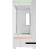 Корпус без блока питания/ Case Thermalright M10 Vision, Mini-Tower, TG, LCD, ARGB, no fans, 2xUSB-A 3.0, 1xUSB Type-C, mATX, mITX White