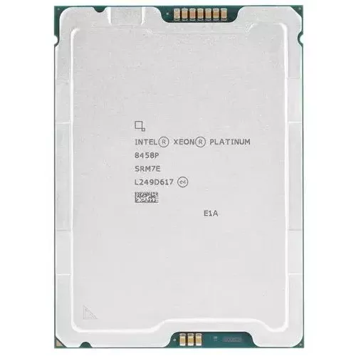 Процессор/ CPU LGA4677 Intel Xeon Platinum 8458P (Sapphire Rapids, 44C/88T, 2.7/3.8GHz, 82.5MB, 350W) OEM