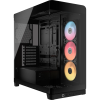 Корпус Corsair Frame 4500X RS-R ARGB: Midi-Tower с 3 ARGB вентиляторами, поддержка E-ATX, ATX, mATX, mITX