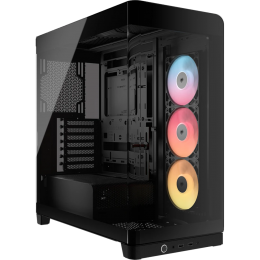 Корпус без блока питания/ Case Corsair Frame 4500X RS-R ARGB, Midi-Tower, TG, 3x120mm ARGB reverse fans, 2xUSB-A 3.2, 1xUSB 3.2 Type-C, E-ATX, ATX, mATX, mITX Black