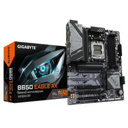 Материнская плата/ MB GIGABYTE AMD B650 sAM5, 4xDDR5(192GB), HDMI 2.1/DP, 1xPCIe 4.0x16, 3xPCIe 3.0x16, 1xLAN, 4xSATA 6Gb/s, 3xM.2, 1xUSB-C, 2xUSB 3.2, 6xUSB 2.0, 1xPS/2, ATX