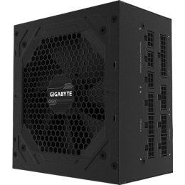 Блоки питания/ Power Supply Gigabyte GP-P850GM, 850W 80+ Gold (ATX, 2.31, Full modular, 1x24(20+4)pin, 2x4+4-pin CPU, 3xMolex, 4x6+2-pin PCIe, 8xSATA3, Active, 120x120mm, 150x140x86mm, APFC, black)