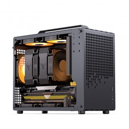 Корпус без блока питания/ Case JONSBO Z20, Mini-Tower, TG, no fan, 1xUSB-A 3.2 + 1xUSB-C 3.2, mATX, mITX Black