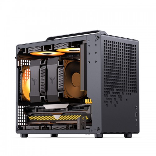 Корпус JONSBO Z20 Mini-Tower без блока питания: стильный черный case для mATX и mITX с USB-A 3.2 и USB-C 3.2