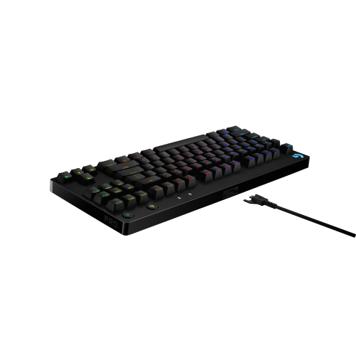 Клавиатура Logitech Gaming Keyboard G PRO TKL - Механическая Черная с Русской Раскладкой и USB Подключением
