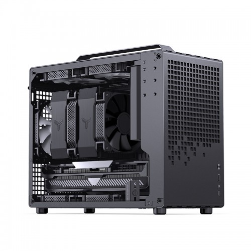 Корпус JONSBO Z20 Mini-Tower без блока питания: стильный черный case для mATX и mITX с USB-A 3.2 и USB-C 3.2