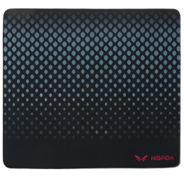 HISPIDA gaming mousepad 450x400x3, top white camel, bottom PORON, gift box