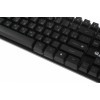 Клавиатура и мышь Defender Glion с LED-подсветкой, черно-красные, USB (45123)