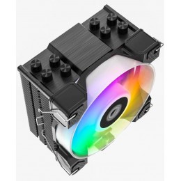 Кулер ID-Cooling SE-214-XT DF ARGB Soc-AM5/AM4/1200/1700/1851 черный 4-pin 31.5dB Al+Cu 180W 560gr Ret [SE-214-XT DF]