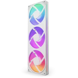 Кулер для корпуса ПК/ Case Cooler NZXT F360 RGB Core (120x120x25mm, 4-pin PWM, RGB, 75.12CFM, 30dBA, 2400RPM, White, Single-Frame RGB Fan Unit)